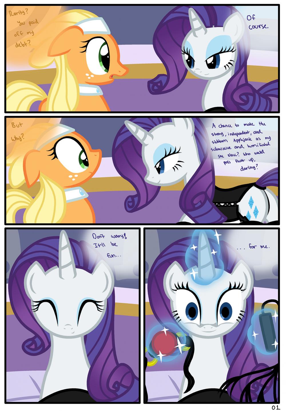 Xbooru - applejack ball gag comic friendship is magic my little pony ...