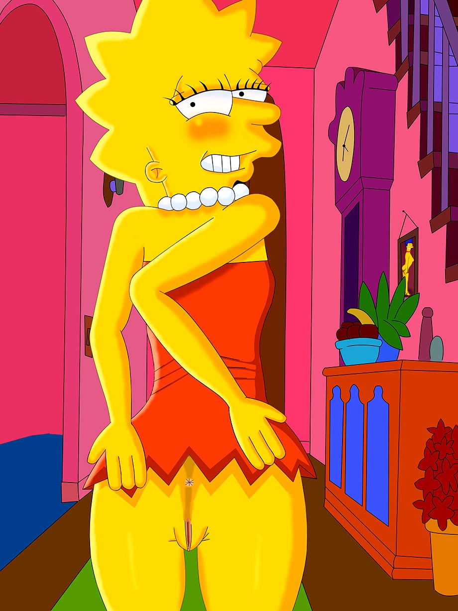 ass lisa_simpson pussy tagme the_simpsons yellow_skin.