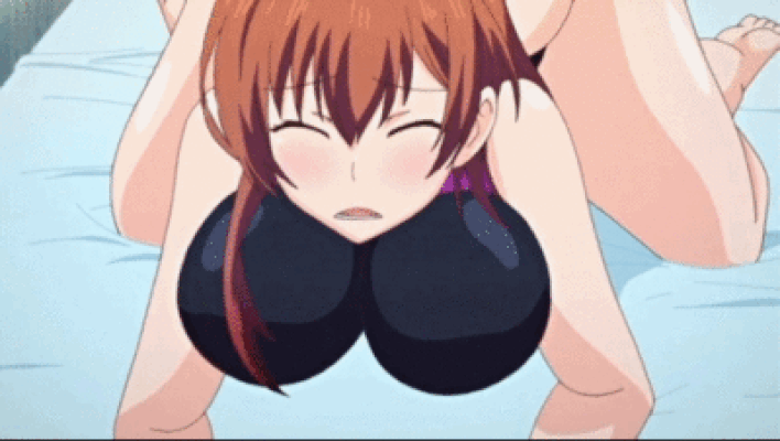 bouncing_breasts closed_eyes doggy_position gif hentai himekawa_ami pussy s...