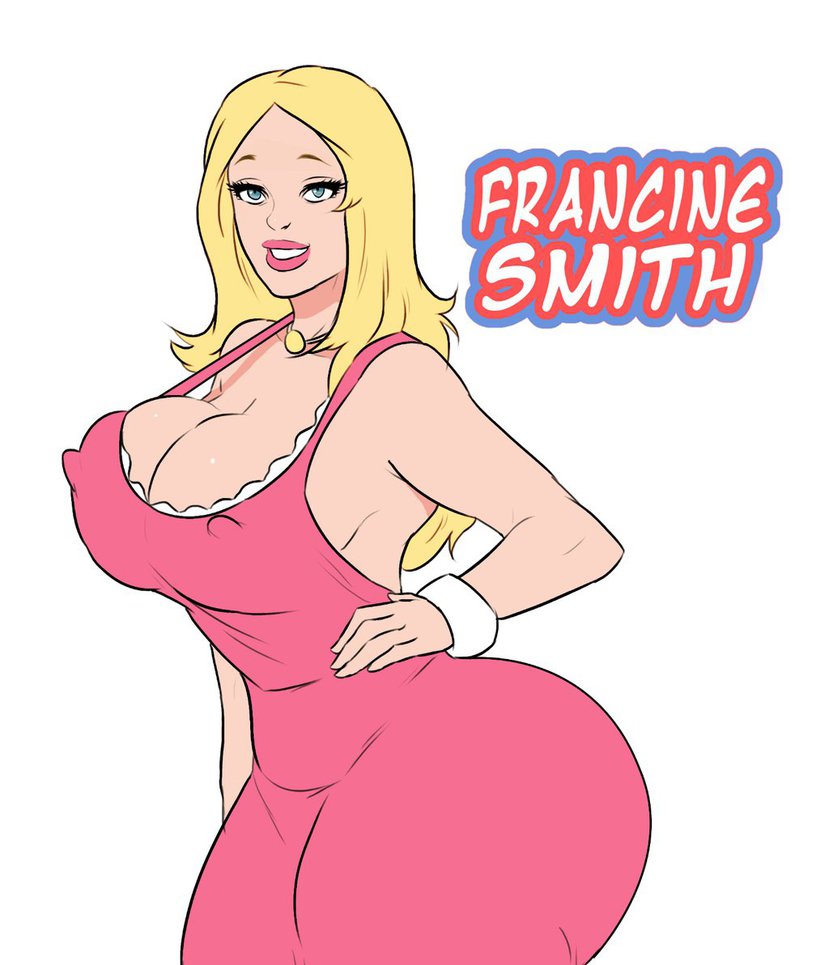 Xbooru American Dad Ass Big Ass Big Breasts Breasts Francine Smith Jay Marvel Milf 554266