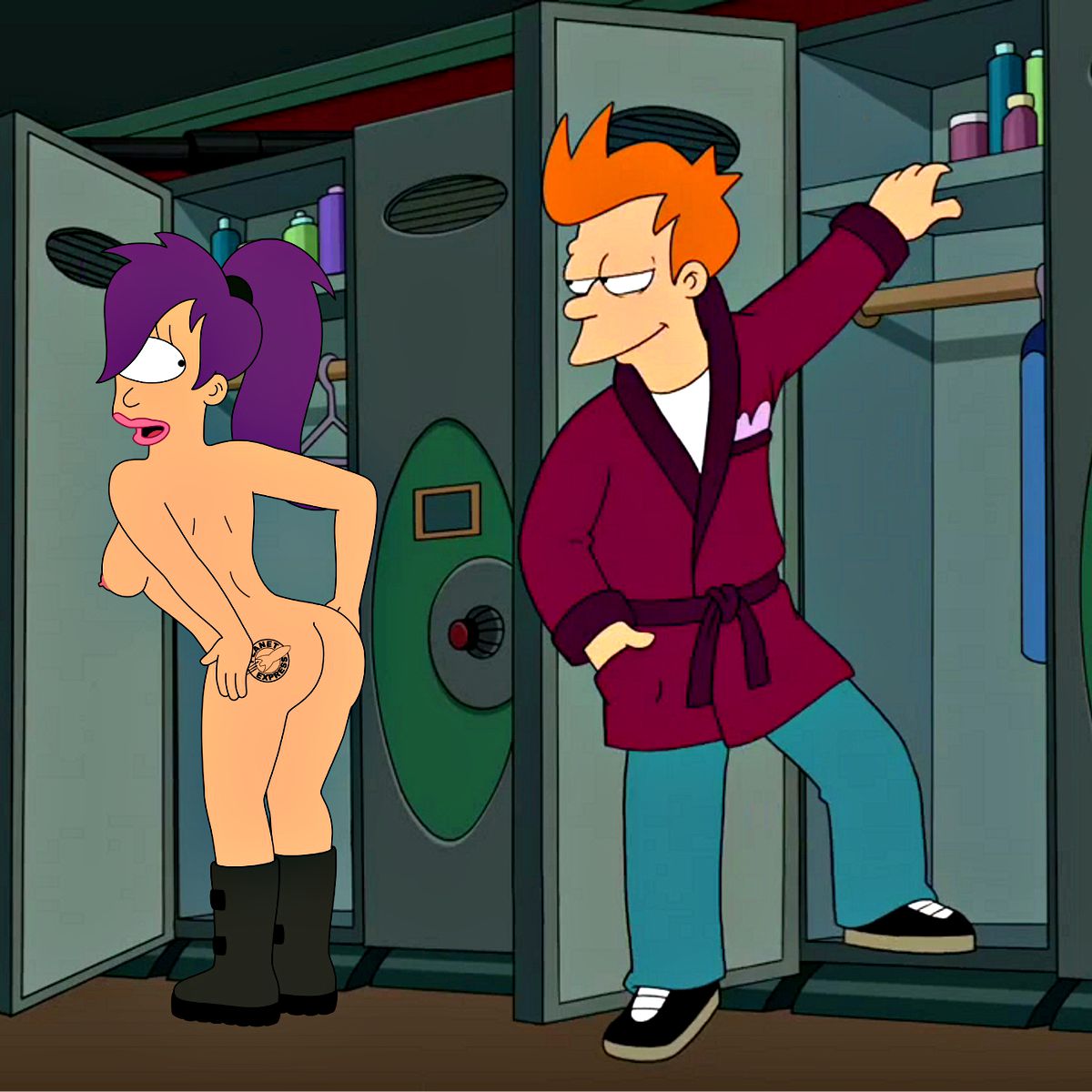 Futurama fry's ass