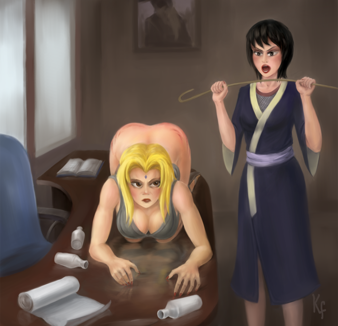 Tsunade spanking