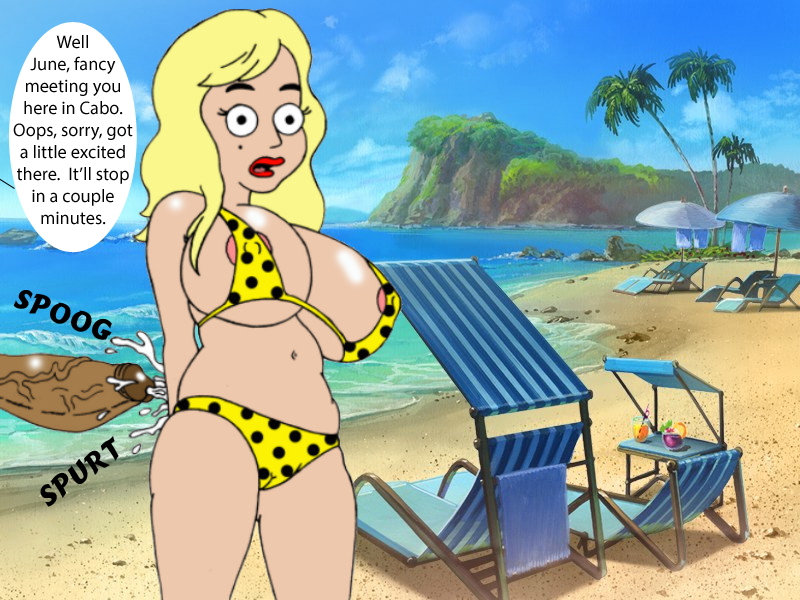 beach big_boob_june big_breasts big_penis bikini breasts cleveland_brown cu...