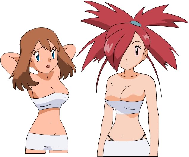 alluring asuna(pokemon) bikini bra breasts flannery flannery(pokemon) haruk...
