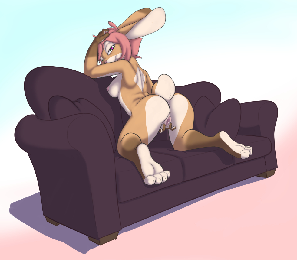 1girl anthro areola breasts erect_nipples furry lagomorph looking_at_viewer...