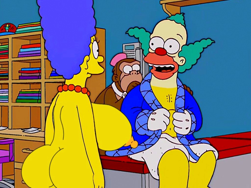 ass cheating_wife huge_breasts huge_nipples imminent_sex krusty_the_clown m...