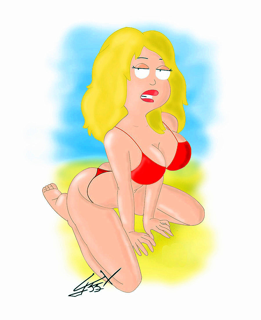 all_fours american_dad ass bikini breasts francine_smith thighs.
