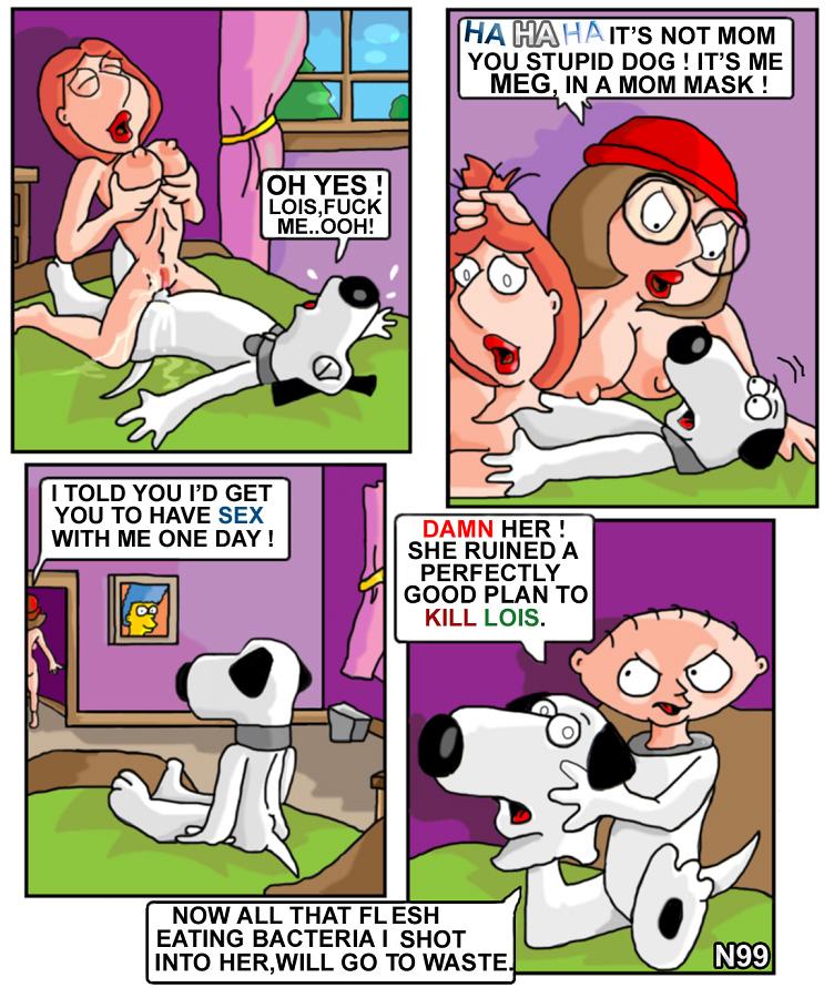 brian_griffin comic english_text family_guy incest indoors lois_griffin mar...