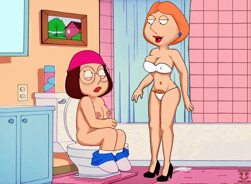 bathroom brother_and_sister chris_griffin family_guy funny gif guido_l lois...