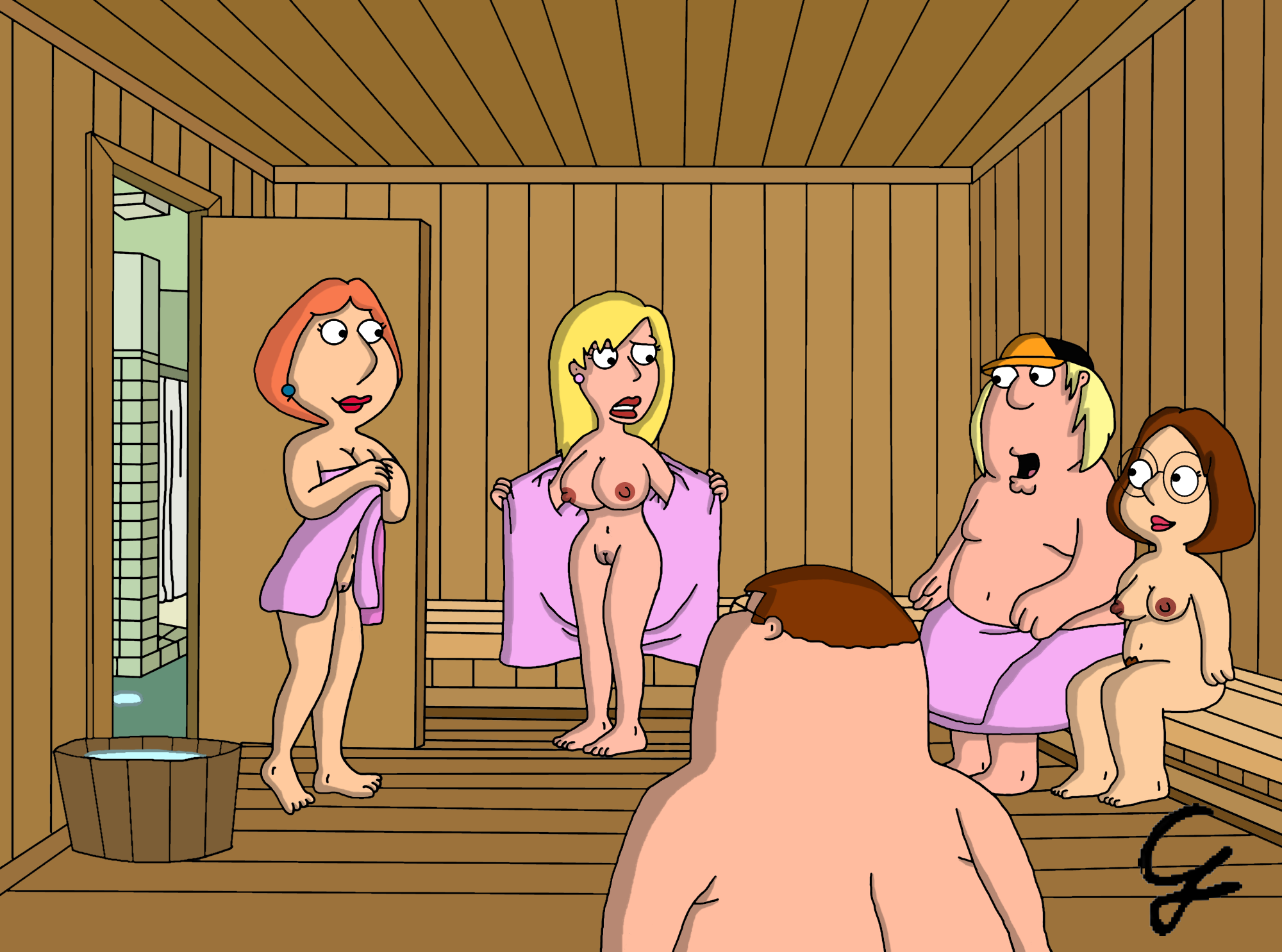 Xbooru - breasts chris griffin connie d'amico family guy lois griffin ...