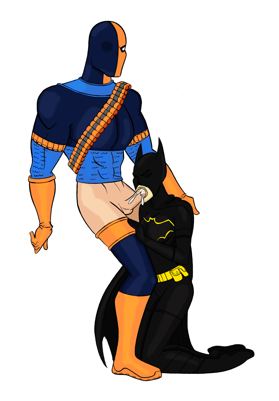 asian batgirl batman(series) cassandra_cain dc dc_comics deathstroke fellat...