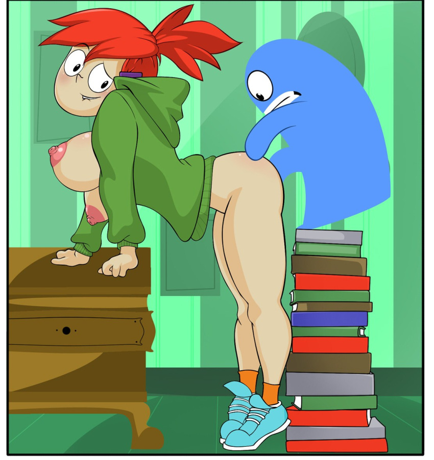 Xbooru - bloo blooregard breasts foster's home for imaginary. 