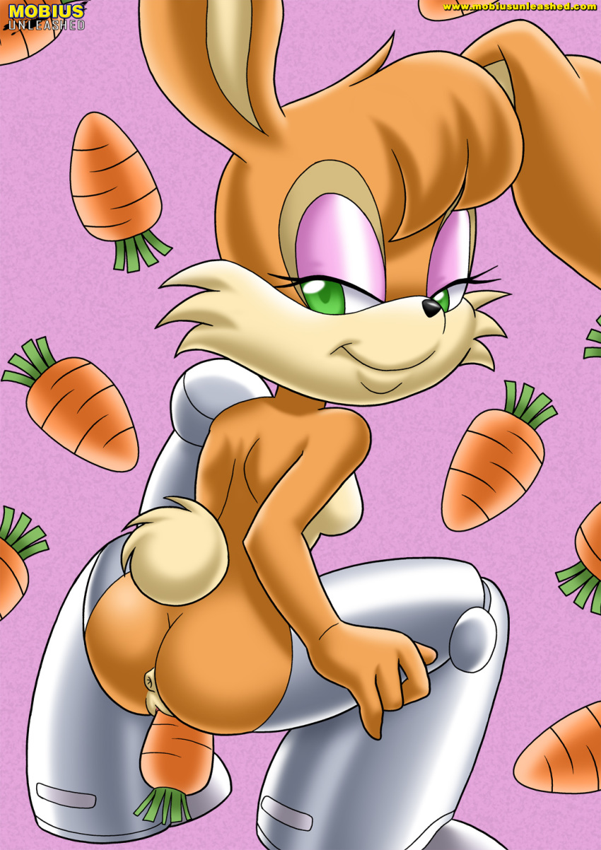 anthro archie_comics bbmbbf bunnie_rabbot bunny carrot dildo female furry l...