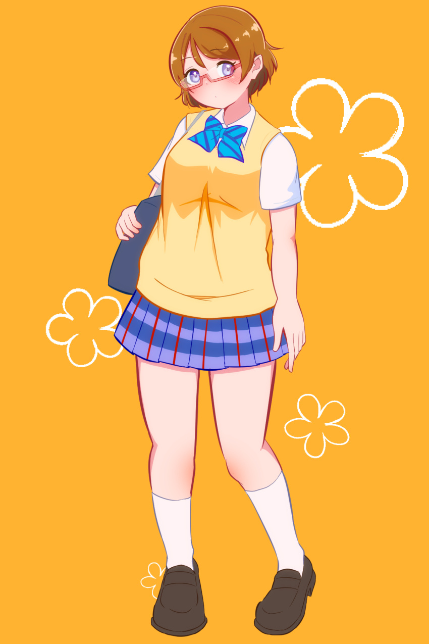 Xbooru 1girl Artist Name Brown Hair Female Focus High Res Koizumi Hanayo Love Live Love Live 