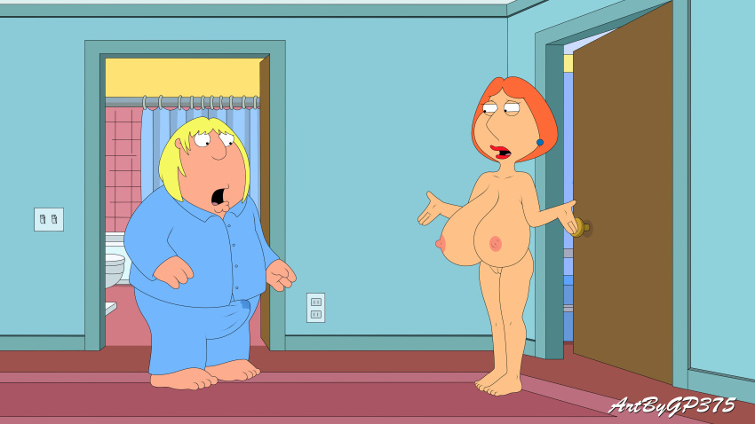 chris_griffin erection family_guy gp375(artist) huge_breasts lois_griffin m...