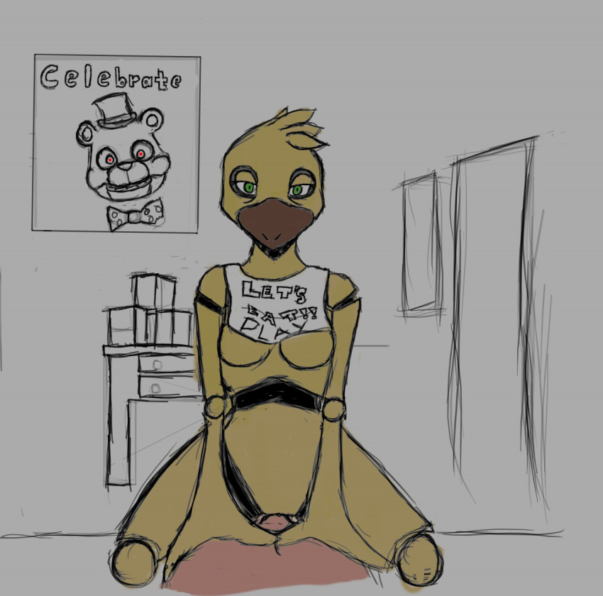 anthro chica(fnaf) five_nights_at_freddy's reverse_rape.