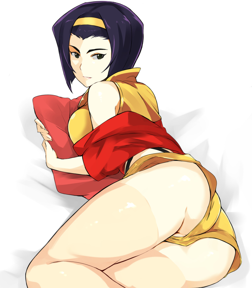 1girl ass breasts cafekun cleavage cowboy_bebop faye_valentine female_only ...