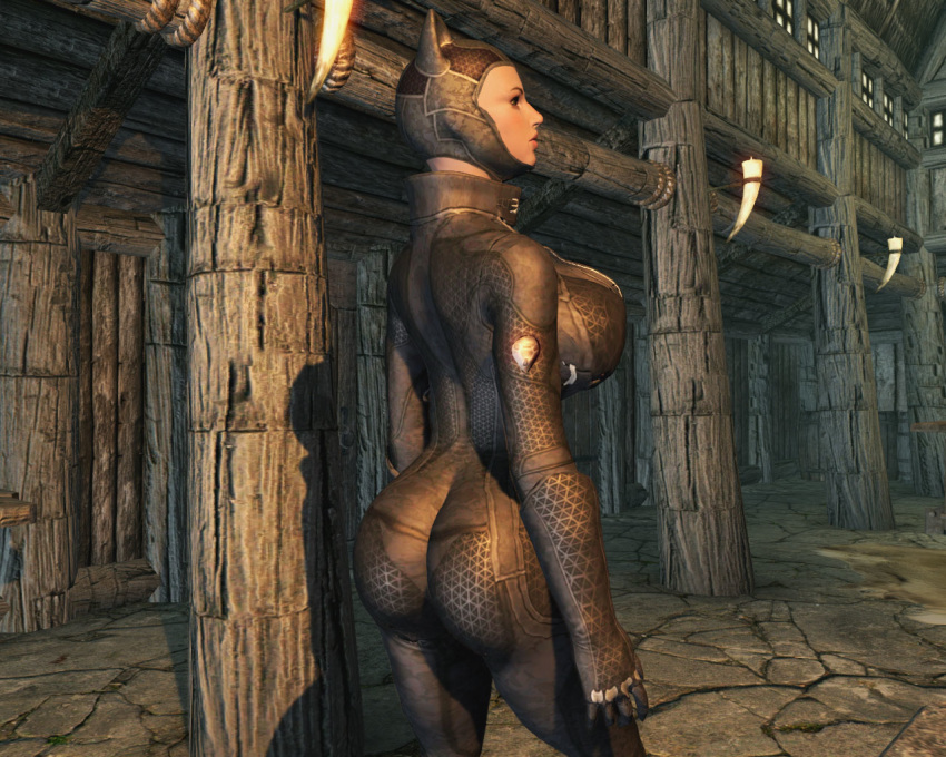 1girl 3d ass ass_crack batman:arkham_city batman(series) big_ass big_breast...