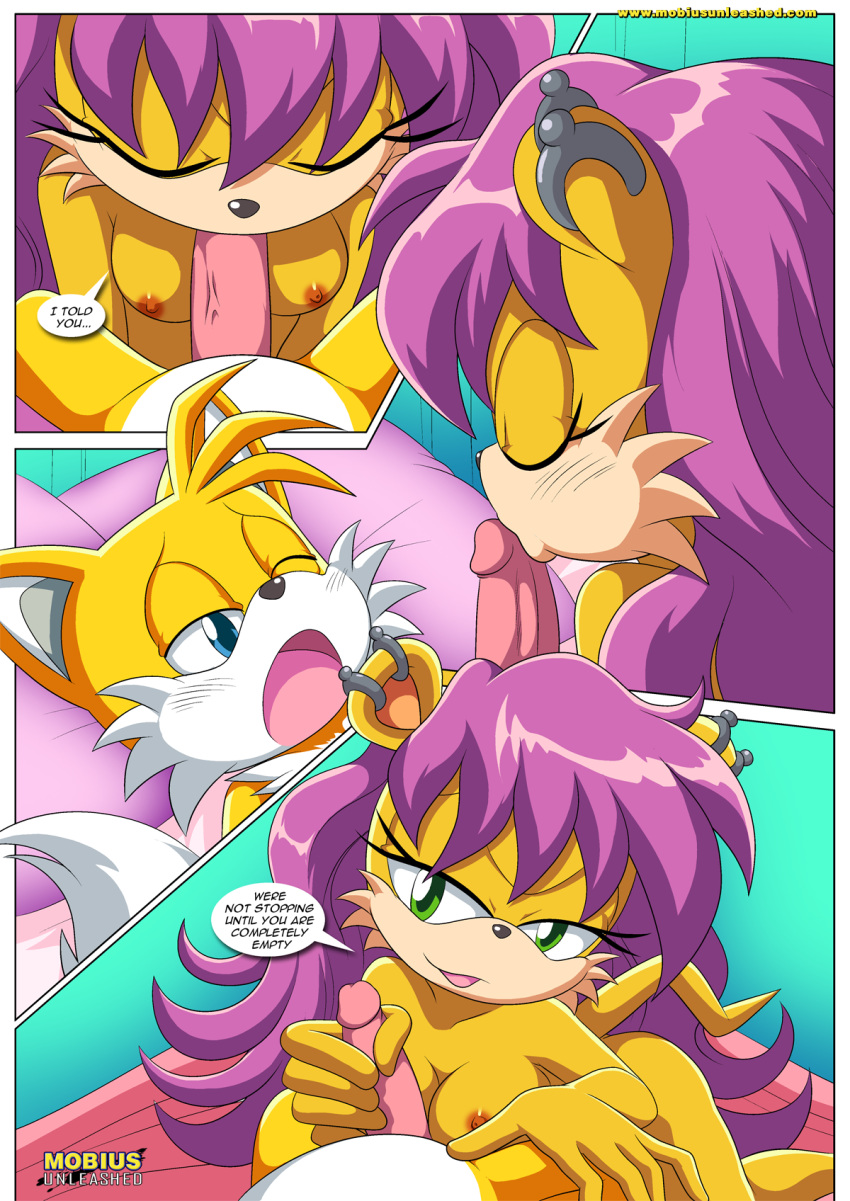 comic miles"tails"prower mina_mongoose mobius_unleashed palcomix ...