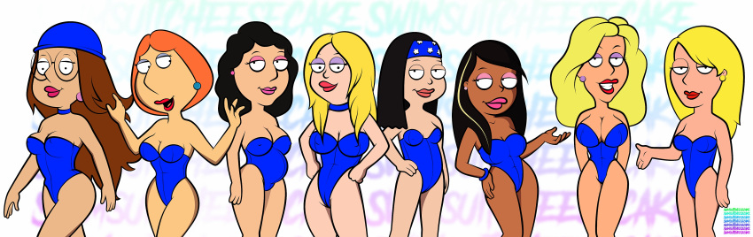 american_dad big_breasts bonnie_swanson breasts cleavage crossover family_g...