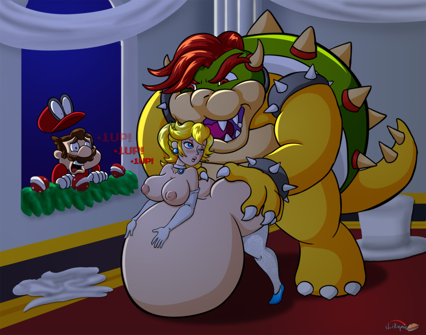 areolae ass big_ass big_breasts bowser breasts cappy female ilikapie inters...