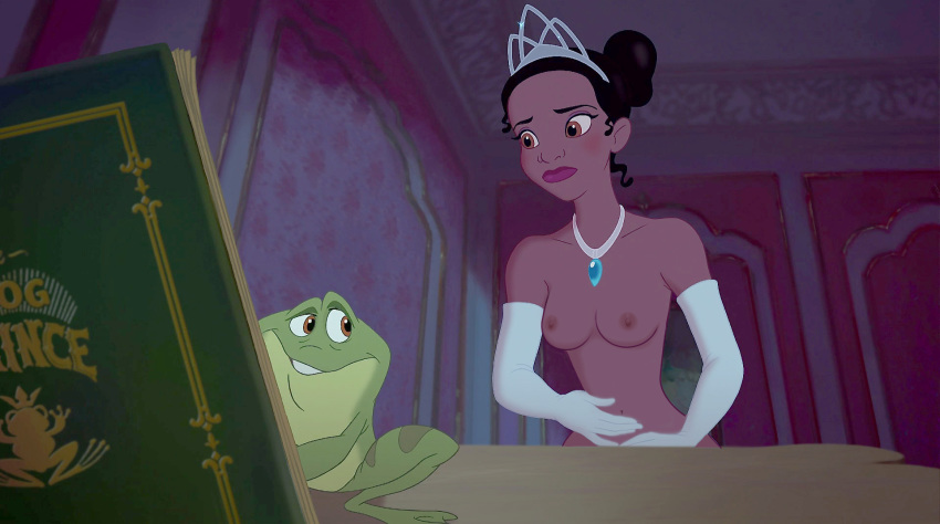 breasts disney edit frog gloves nekomate14 nude prince_naveen princess_tian...