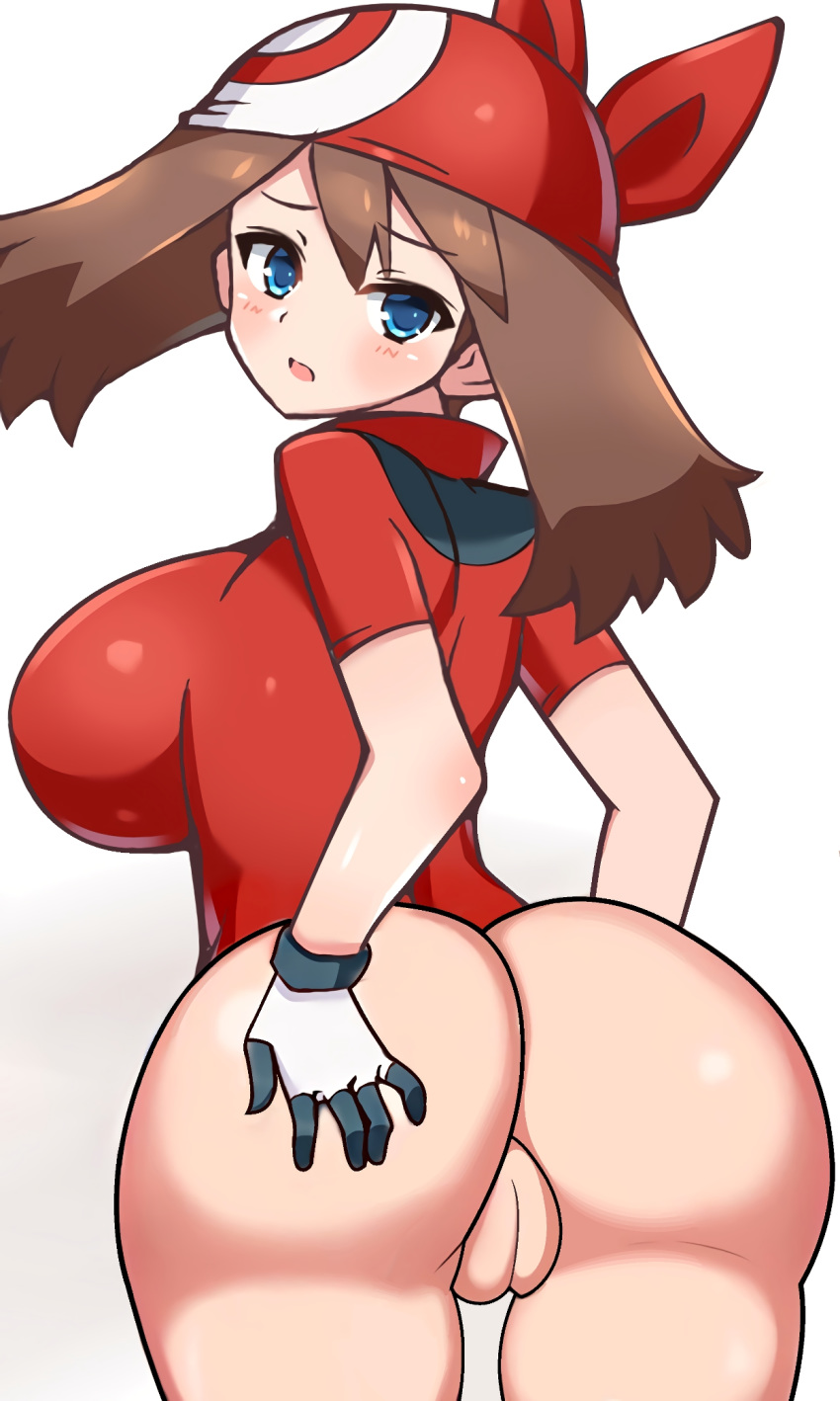 1girl ass bottomless chro chro(rulurullu) edit haruka(pokemon) may may(poke...
