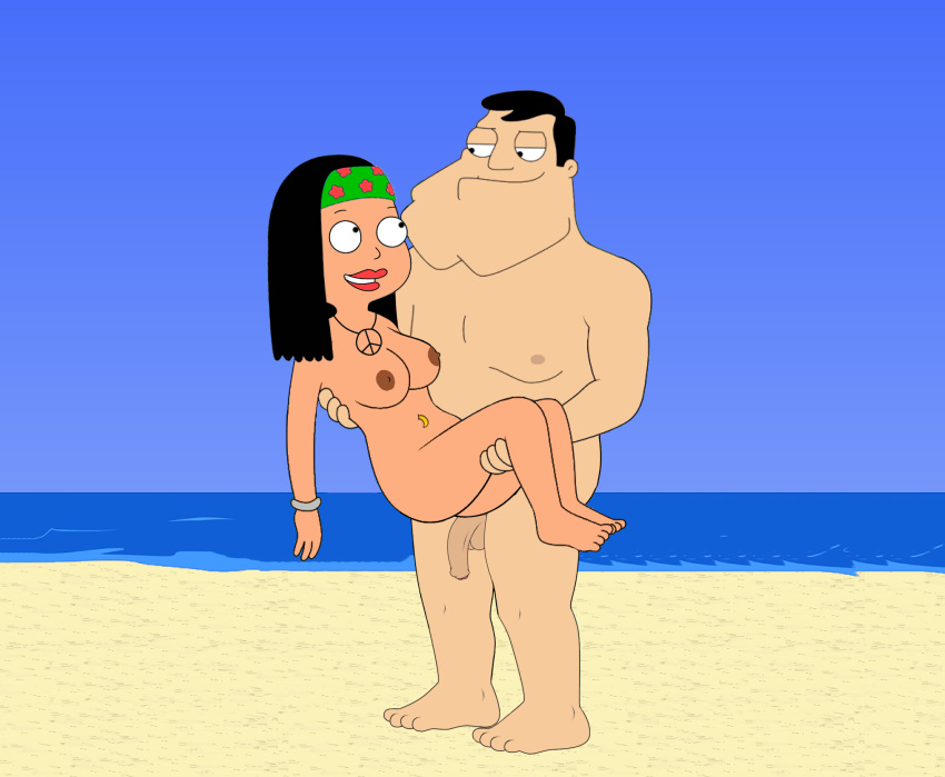 american_dad bill breasts hayley_smith nude nude_beach penis.