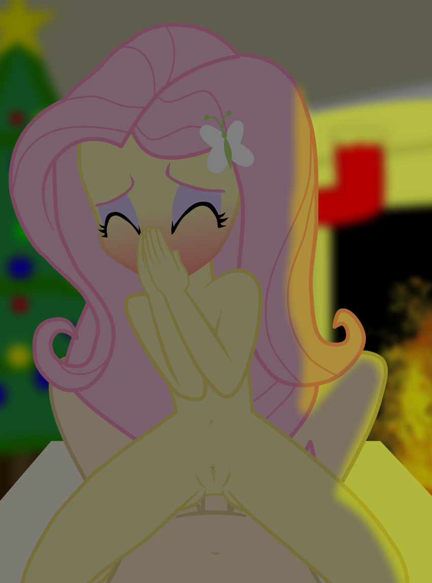 fluttershy fluttershy(mlp) friendship_is_magic girl_on_top hairless_pussy m...