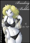 1_anthro 1_female 1_girl 5_fingers anthro blonde_hair bra breeding_bobbie comic cover_page english_text female female_anthro female_only furry hair jay_naylor long_hair panties solo standing text rating:Explicit score:11 user:Lizard