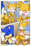 bbmbbf canine comic covering_self fox genderswap hedgehog male male/female miles_"tails"_prower millie_tailsko mobius_unleashed palcomix sega sonic sonic_(series) sonic_*(series) sonic_the_hedgehog sonic_the_hedgehog_(series) tail tails_tales text rating:Questionable score:7 user:zielarz3212