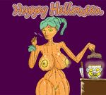 big_breasts halloween happy_halloween original original_character pumpkin randomboobguy rating:questionable score:1 user:lizard