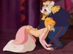1boy 1girl all_fours ass blonde blonde_hair breasts cartoonvalley.com cinderella closed_eyes clothed disney dress erection eyebrows fellatio female gloves helg_(artist) long_gloves male male/female on_all_fours open_mouth oral oral_sex penis_in_mouth princess_cinderella the_king_(cinderella) rating:Explicit score:5 user:mmay