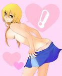 ! 1girl alexis_rhodes ass big_breasts blonde_hair breasts brown_eyes butt_crack character_request cocopekoe heart large_breasts leaning_forward long_hair looking_at_viewer mikaze obelisk_blue_uniform panties panty_pull pink_background pink_panties polka_dot polka_dot_background sideboob skirt solo tenjouin_asuka topless underwear undressing yellow_eyes yu-gi-oh! yu-gi-oh!_gx yuu-gi-ou yuu-gi-ou_gx rating:Questionable score:8 user:BronyJim