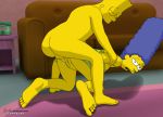 bart_simpson blue_hair incest marge_simpson mother's_duty mother_and_son pearls the_simpsons vestrille yellow_skin rating:Explicit score:18 user:toonhunter
