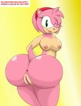  2013 adc1309 amy_rose anthro anus areola ass big_ass big_breasts breasts erect_nipples female furry green_eyes hair hedgehog looking_at_viewer looking_back nipples nude one_eye_closed pink_hair pussy sega sidneythesaiyanlord101 solo sonic_(series)  rating:explicit score:11 user:furry_love