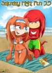 anthro bbmbbf beach comic cover_page echidna female furry knuckles_the_echidna male mobius_unleashed palcomix saturday_night_fun_3.5 seaside sega sonic sonic_(series) sonic_the_hedgehog_(series) sunscreen tikal_the_echidna rating:Safe score:6 user:SimsPictures