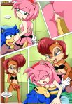 amy_rose anal anthro anus archie_comics bbmbbf bisexual breasts butt butt_grab chipmunk comic dildo double_penetration female fingering from_behind furry hedgehog lingerie lying male mobius_unleashed on_back on_top palcomix pussy sally_acorn saturday_night_fun_3 sega sex sex_toy sonic_(series) sonic_team sonic_the_hedgehog sonic_the_hedgehog_(series) strap-on vaginal yuri rating:Explicit score:8 user:SimsPictures