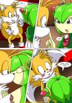 anthro bbmbbf blush canine comic cosmo_the_seedrian female fox furry hetero kissing love_blooms male miles_"tails"_prower mobius_unleashed multiple_tails palcomix plane sega sonic_(series) sonic_team sonic_the_hedgehog_(series) sonic_x tail tongue rating:Questionable score:13 user:SimsPictures