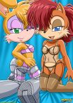 anthro archie_comics bbmbbf bunnie_rabbot furry mobius_unleashed palcomix sally_acorn sega sonic_(series) sonic_team sonic_the_hedgehog_(series) rating:Explicit score:20 user:SimsPictures