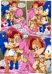 amy_rose anthro archie_comics bbmbbf bdsm bisexual bondage bound breast_grab breast_suck breasts comic dialog female group hedgehog male mobius_unleashed nude penis sally_acorn sega sex sonic_(series) sonic_the_hedgehog sonic_the_hedgehog_(series) text the_heat_of_passion threesome vaginal rating:Explicit score:11 user:ellampalli