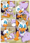 anthro bbmbbf blaze_the_cat breasts clothing comic dialogue female_only fondling kissing mobius_unleashed palcomix rouge_the_bat sega sonic_(series) sonic_the_hedgehog_(series) text the_heat_of_passion undressing yuri rating:Explicit score:11 user:ellampalli