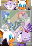 amy_rose anthro archie_comics bbmbbf blaze_the_cat blush clothing comic dialogue female hedgehog kissing mobius_unleashed palcomix rouge_the_bat sally_acorn sega sonic_(series) sonic_the_hedgehog sonic_the_hedgehog_(series) text the_heat_of_passion yuri rating:Questionable score:10 user:ellampalli