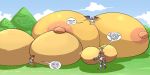 balloontit_bug big_breasts breast_expansion breasts bunnie_rabbot furry huge_breasts jaeh rouge_the_bat sally_acorn sonic_(series) rating:Explicit score:28 user:Moonreker