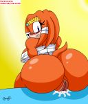 ass blush bottomless jmynstyx looking_back naked_from_the_waist_down pussy pussy_juice sega sonic_(series) sonic_the_hedgehog_(series) tikal_the_echidna rating:Explicit score:11 user:ShadowKing11