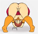 anus ass bent_over bottomless breasts glasses nipples no_bra no_panties scooby-doo shaved_pussy socks thighs topless velma_dinkley rating:Explicit score:13 user:rogermaris