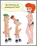 ferb_fletcher linda_flynn-fletcher phineas_and_ferb phineas_flynn tagme rating:Questionable score:7 user:CoreyPeters163