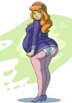 ass axel-rosered breasts daphne_blake green_eyes looking_back orange_hair plump pregnant scooby-doo solo rating:Questionable score:11 user:ShadowKing11