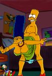 bart_simpson breasts cleavage doggy_position gundam888 incest krusty_the_clown marge_simpson mother_&_son mother_and_son the_simpsons yellow_skin rating:Explicit score:32 user:Fickuret