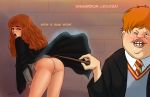  ass female flick_(artist) harry_potter hermione_granger no_panties ron_weasley  rating:explicit score:25 user:ellampalli